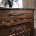 thumbnail image 4 of Goo-Ki Matte Black Cabinet Pulls with Backplate, Zinc Alloy 7.6''(192mm) Hole Centers Cabinet Drawer Handles for Dresser,Wardrobe,Cupboard,Cabinet Hardware, 2 Pack, 4 of 11