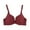 Wine, variant on Darzheoy Women's Lace Beauty Back Solid Strap Wrap Plus Size Underwear Everyday Bra Women Bra 65C/70D/65E/70A/70B/70C