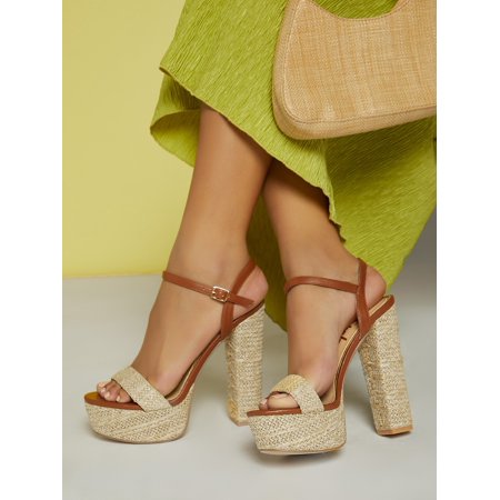 

Open Toe Cork Ultra High Platform Sandals Women‘s Footwear