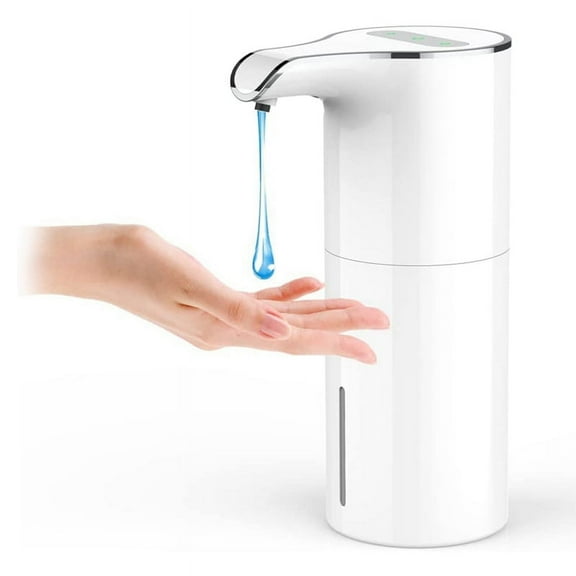 Soap Dispenser Automatic - Touchless USB Rechargeable Electric Liquid Soap Dispenser Waterproof White ABS