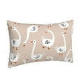 thumbnail image 2 of Balery White Goose Bedding Queen Pillow Cases - Envelope Closure - Soft Brushed Microfiber Fabric - Shrinkage and Fade Resistant Pillow Cases-16"x24", 2 of 9
