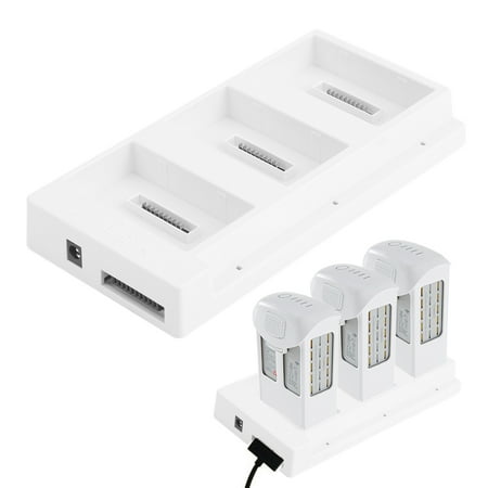Professional 3 In 1 Max. 17.5V/7A Battery Multi Chargin g Hub Intelligent Battery Charg er for RC DJI Phantom 4