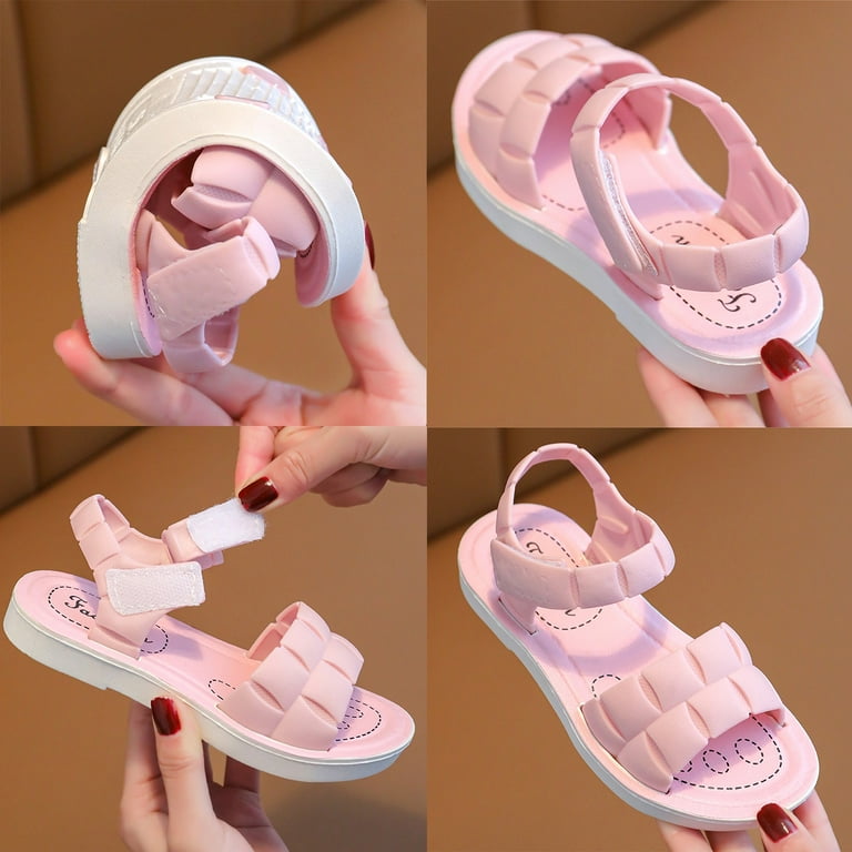 Shoes Size 3C Boys Children Sandals Soft Flat Shoes Fashion and Comfortable Small Medium and Large Children Soft Bottom Waterproof Lightweight Baby
