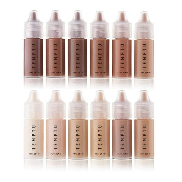 TEMPTU S/B Silicone-Based Airbrush Foundation: Professional Long-Wear Liquid Makeup, Sheer To Full Coverage For A Hydrated, Healthy-Looking Glow &amp; Luminous, Dewy Finish