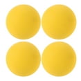 thumbnail image 1 of 4 pelotas de squash de goma amarillas, raquetbol, ​​tasa de rebote de squash, pelotas deportivas altamente visibles de alta elasticidad para entrenamiento de práctica de juegos de racquetball, 1 of 6