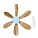 thumbnail image 2 of Ventilador de techo con luz, regulable, con base de rosca E27, ideal para y habitaciones pequeñas., 2 of 8