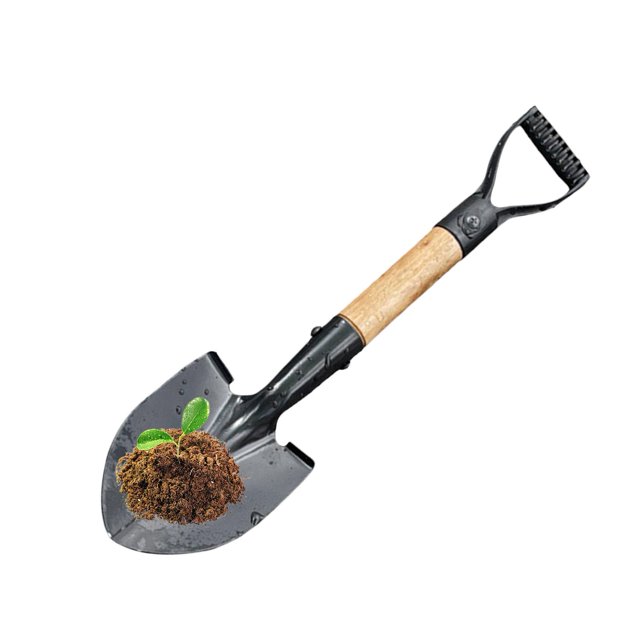 Pala De Excavación, Mini Palas De Acero Al Manganeso, Pala Para Niños, Impermeable, Resistente Al Óxido, Superficie Recubierta De Pala De Jardín Para Acampar Al Aire Libre Yuarrent OD015575-01