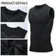 thumbnail image 4 of Men's Workout Compression Shirt Breathable Quick-Dry Slimming Undershirt Sleeveless Muscle Tee for Running & Gym, 4 of 5