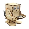 thumbnail image 2 of Kits de experimentos de ciencia de madera DIY, Robot creativo, Caja de Ahorros, rompecabezas 3D, juguete educativo para adultos, niñas y niños, regalo Baoblaze Hucha, 2 of 8