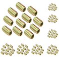 thumbnail image 4 of simhoa 10pcs Furniture Nut Zinc Plated Carbon Fastener Socket Hex Socket Control Socket M6*20, 4 of 8