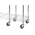 thumbnail image 4 of TRINITY EcoStorage® 41x14x76 Rolling Closet Organizer - Chrome, 4 of 7