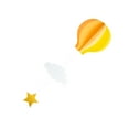 thumbnail image 1 of Youkk 4x Add Whimsical Charm To Event With 3D Paper Hot Air Balloons Reliable Wide Application Easy type 1, 1 of 6