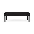 thumbnail image 2 of Waterfall Reception Waiting Room Healthcare 2-Seat Bench / Black Steel / Black, 2 of 5