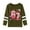 Army Green, variant on Little Girls 6 7 Long Sleeve T-Shirt Valentine's Day Loose T Shirt, Sizes 5-6