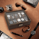 thumbnail image 4 of Caja De Reloj Vintage De Nogal Con 10 Compartimentos Xtellar cafe, 4 of 4