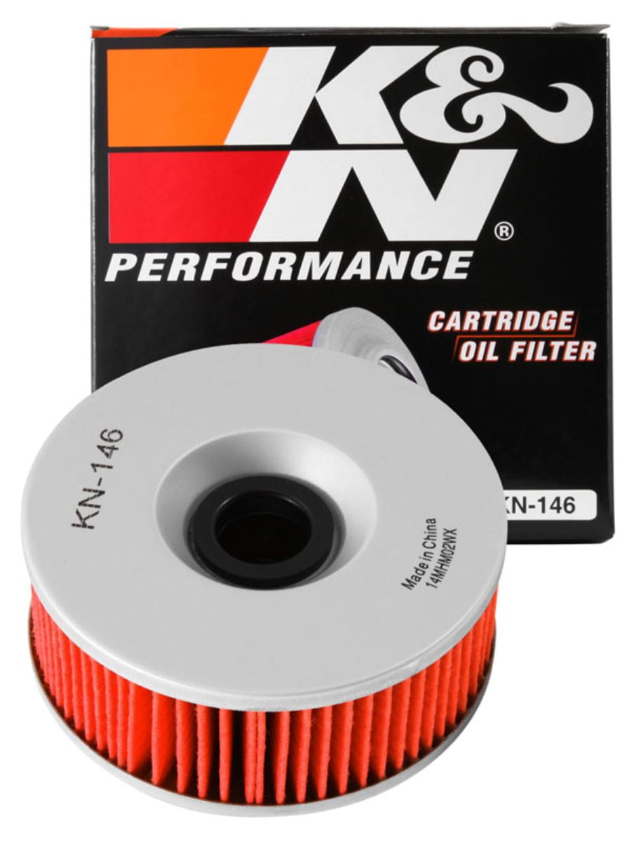K&N Motorcycle Oil Filter High Performance, Premium, Designed to be