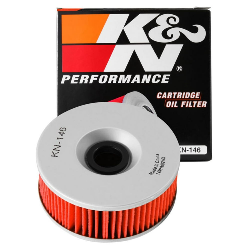 K&N Motorcycle Oil Filter High Performance, Premium, Designed to be