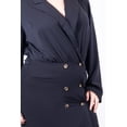 thumbnail image 4 of Vestido tipo blazer Roman Fashion Tallas Extras 7948 Negro 38, 4 of 6