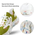 thumbnail image 7 of Cherry Blossoms, Pink Green Walking Shoes for Men Woman Lightweight Tennis Fashion Elastic Sports Shoes Cushion Basketball Shoes, 7 of 7
