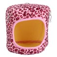 thumbnail image 4 of Machine Washable Hamster Hammock, Dark Color Hamster Hanging , Reusable Hedgehog For Squirrel Chinchilla Guinea Pig Pink Leopard, 4 of 8