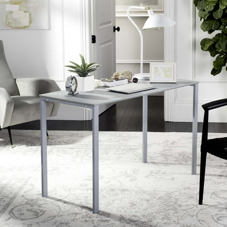 UPC: 0889048200142 | SAFAVIEH Dalit 47  Modern Glam Solid Writing Desk  Grey