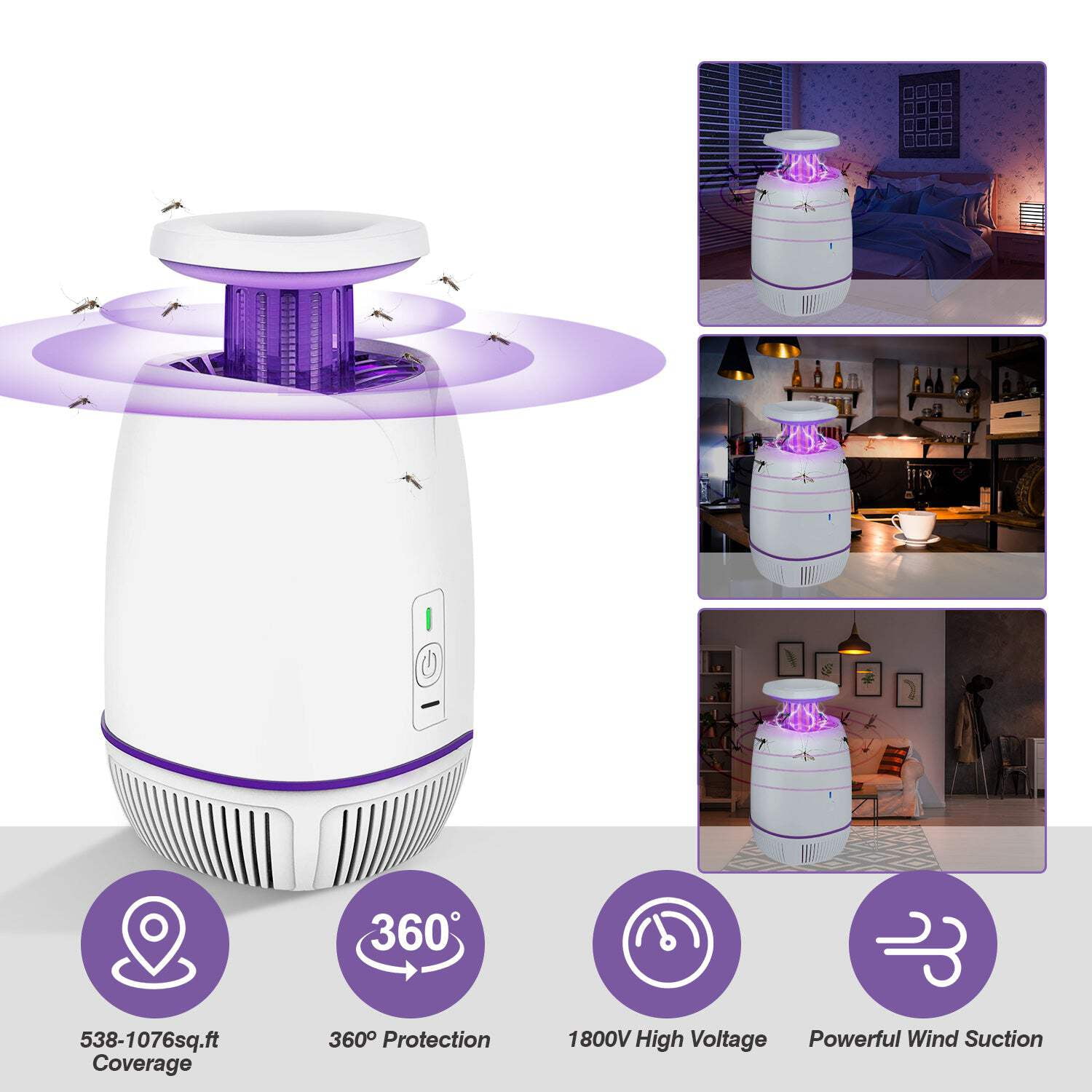 Electric Fly Zapper for Indoor Use