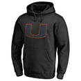thumbnail image 2 of Men's Black Miami Hurricanes Taylor Pullover Hoodie, 2 of 3