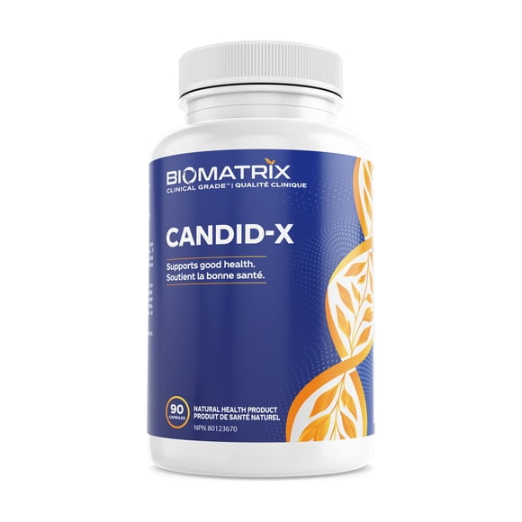 Candid-X / Candida Cleane, Soutien Levure Équilibrée, Origan, Caprylate de Sodium, Complexe Botanique pour Hommes et Femmes, Soulagement de la Digestion / 90 Capsules