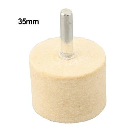 

CPAN Wool Felt Mounted Polishing Buffing Wheel 6mm Shank Grinding Head Rotary Tools