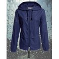 thumbnail image 3 of Chubasquero Avoogue, cortavientos ligero e impermeable, color azul marino, L, 3 of 5