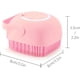 thumbnail image 2 of Cepillo para gatos amarillo, cepillo para perros, cepillo para gatos, cepillo de baño de cabeza suave 2 en 1, cepillo para el cuerpo con dispensador de gel de ducha, adecuado para perros de pelo largo y gatos de pelo corto. JM MX-0134981FYD, 2 of 5