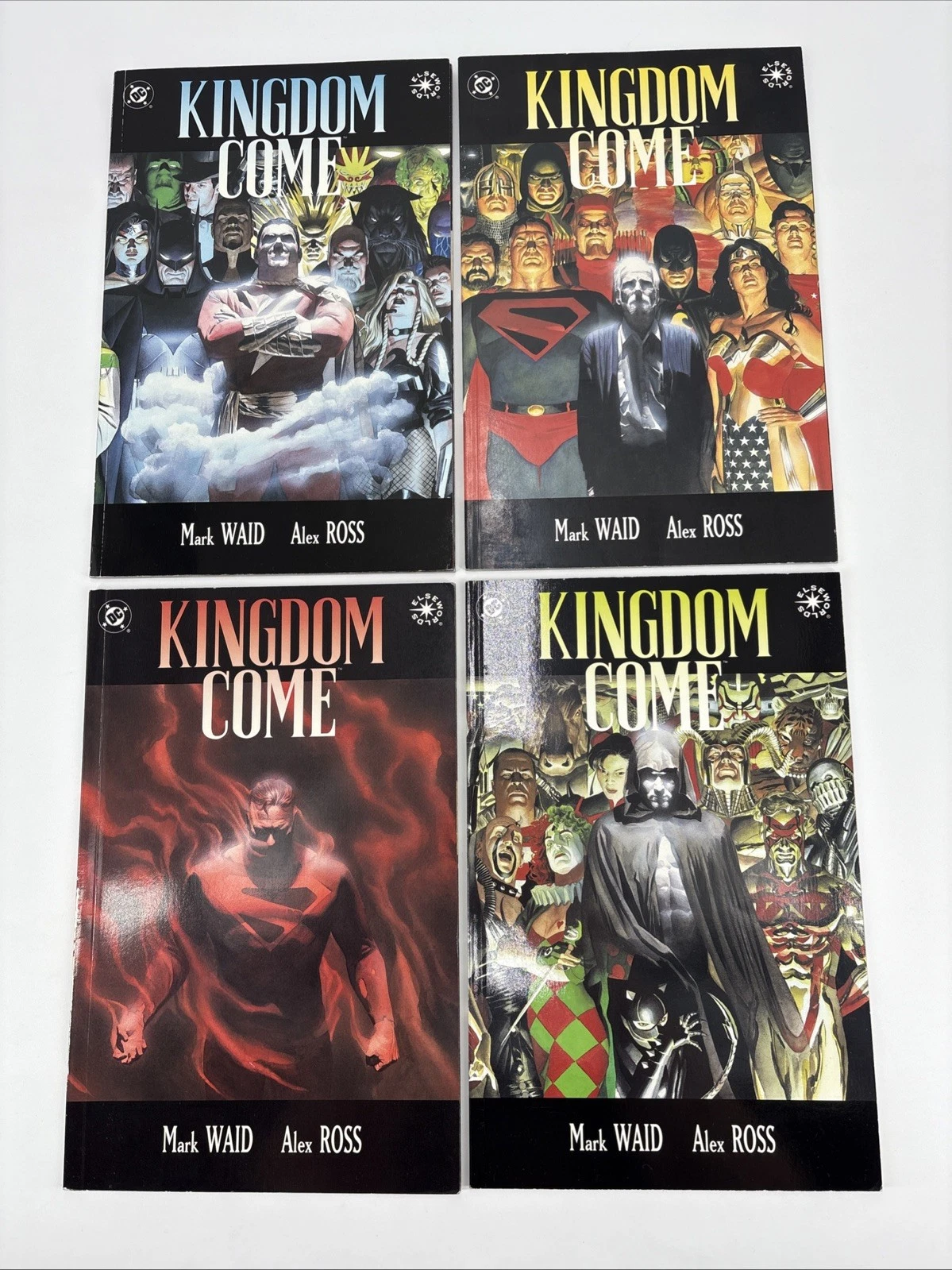 Kingdom Come 1-4 full set, Waid & Ross TPB 1 2 3 4 Ships Fast