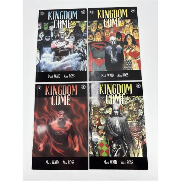 Kingdom Come 1-4 full set, Waid & Ross TPB 1 2 3 4 Ships Fast