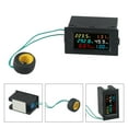 thumbnail image 3 of AC40-300V 100A Digital Volt Amp Watt Detector Voltage Current Power Factor Meter AC40.0-300.0V, 3 of 11