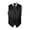 Black, variant on Men's Premium Solid Vest - Necktie – Bow Tie - Pocket Square 4 Piece Set for Suits & Tuxedos