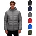 thumbnail image 1 of Chaqueta de Plumón para Hombre con Capucha, Chamarra Invierno Hombre, Chamarra Impermeable Hombre, Chaqueta para Hombre con Cremallera, Chamarra Gruesa y Cálida, para Correr, Viajes, 1 of 4
