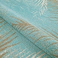 thumbnail image 4 of Couristan 24293134020037T 2 ft. x 3 ft. 7 in. Monaco Tropical Palms Power Loomed Rectangle Area Rug - Aqua, 4 of 6