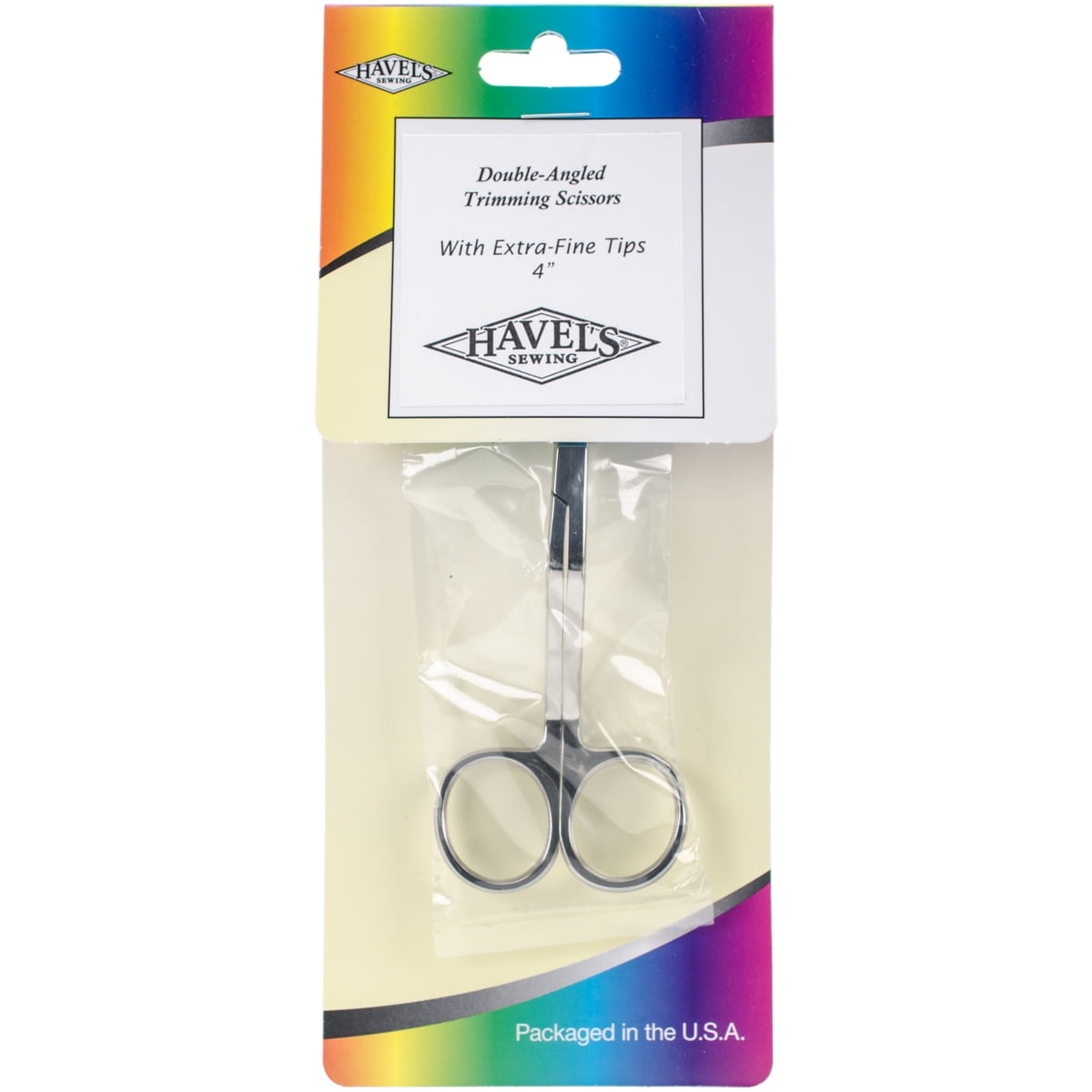 Double-Curved Lace & Applique Scissors, 4', Pointed Tip