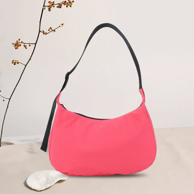 Sac Croissant pour Femmes, Sac d'Aisselle à Fermeture Éclair, Sacoche Mode, Sac Hobo, Sac à Main Stylé pour Fille