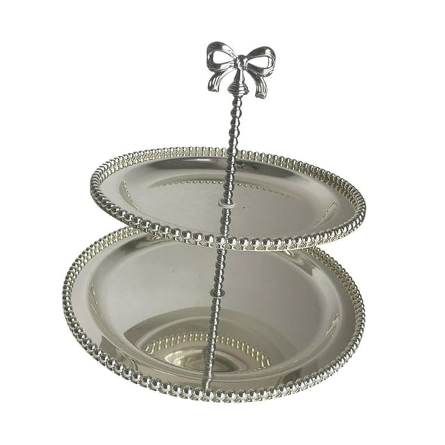 Lipstore Cake Holder 2 Tier Home Decor Pastry Holder for Birthday Parties Celebration