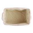 thumbnail image 2 of Design Imports CAMZ14254 Polyester Trellis Paw Rectangle Pet Bin, Pink, 2 of 4