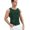 Dark Green, variant on YAYUBA Men's Sequin Sleeveless Tank Top Sparkly Rave Metallic T-Shirt, , S
