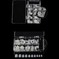 thumbnail image 4 of 100Pcs Nail Tips Quick Extension Transparent Press On False Nails Tips Manicure Nail Art Manicure, 4 of 7