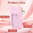 thumbnail image 6 of 3 Pcs Silicone Case Compatible with Touchland Hand Sanitizer Spray Power Mist and Glow Mist 1FL. OZ., Portable Keychain Protective Case with Cute Ears, Hand Sanitizer Spray Accessory, 6 of 7