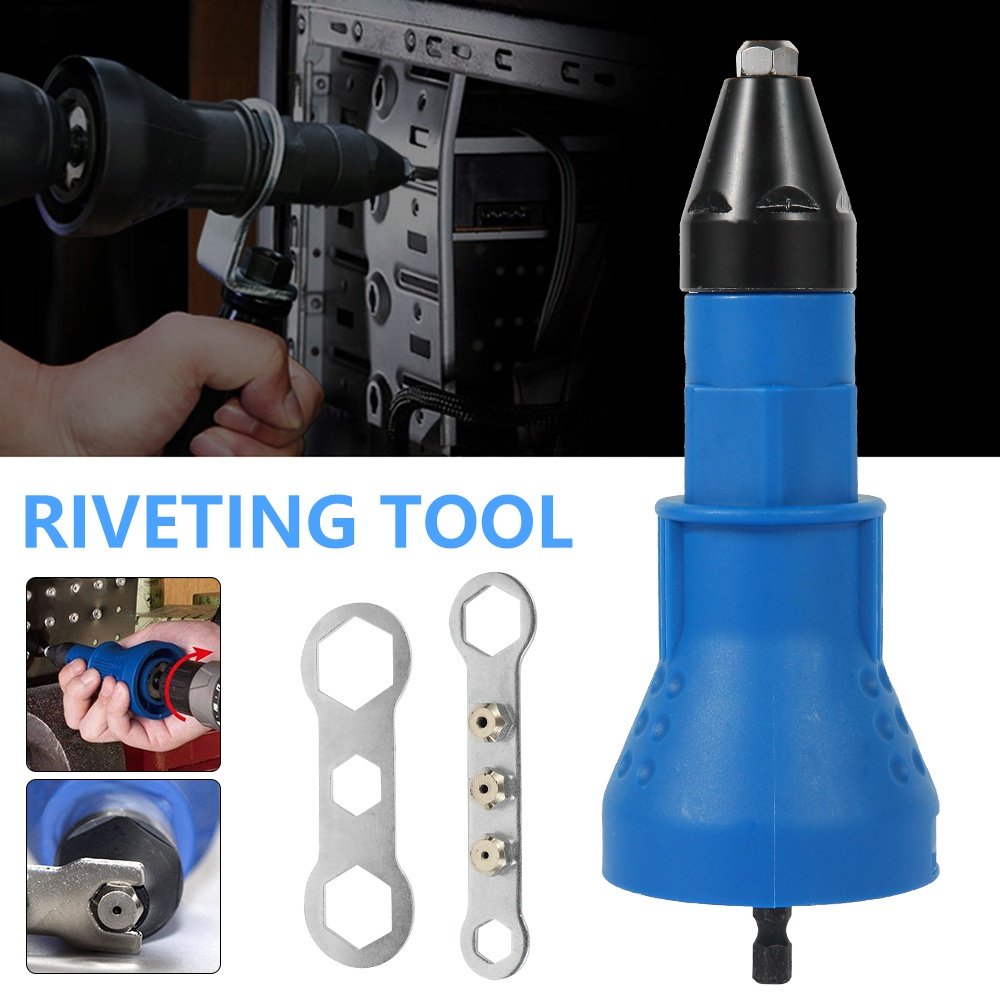 Willstar Power Rivet Nut Gun Riveting Tool Cordless Riveting Drill