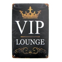 Metal VIP Lounge Retro Tin Sign Vintage Man Cave Garage Home Bar Door Pub Wall Decor