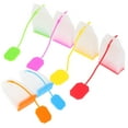 thumbnail image 4 of RENACLIPY Silicone Loose Leaf Tea Infuser Set of 6 Reusable Tea Strainers for Daily Brewing and Easy Steeping, 4 of 8