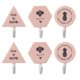 thumbnail image 2 of Ganchos Autoadhesivos Chic Decorativo de Hierro Fundido Ganchos de Pared para Soportes Colgantes para Plantas de Jardín Rosado Soledad Ganchos de pared autoadhesivos, 2 of 10