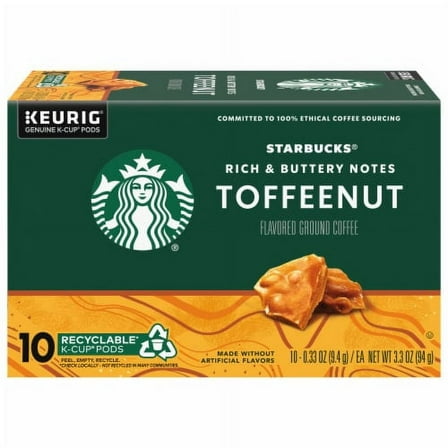 2X - Starbucks Toffeenut K-Cup Coffee Pods