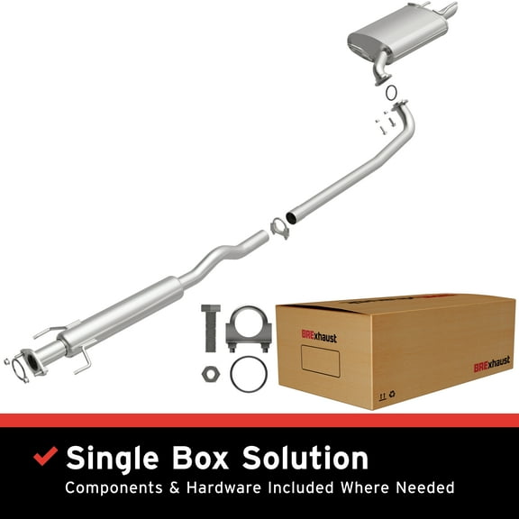 BRExhaust OE Replacement Exhaust System Kit 106-0262: Compatible with 2002-2006 Toyota Camry 2.4L